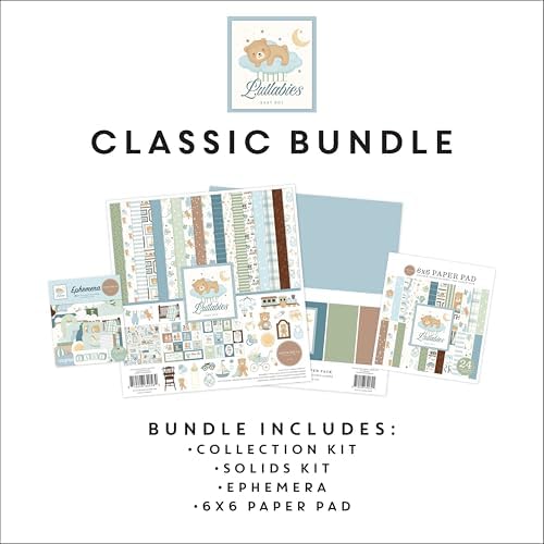 Carta Bella Little Lullabies Baby Boy Classic Bundle - Art Craft Kit by Unknown