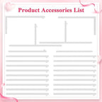 Wokceer Square Wedding Arch Backdrop Stand White Metal Arch 7.2FT x 7.2FT - Image 5