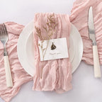 Dusty Pink Cheesecloth Napkins Pink Cloth Napkins Bulk,Set of 100 - Image 4