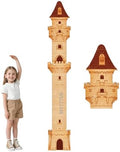 Personalized Wooden Castle Growth Chart Ruler,Custom Kids Height Measurement Ruler,Height Measurement Children,Nursery Wall Decor Baby Room by Chgcuofce