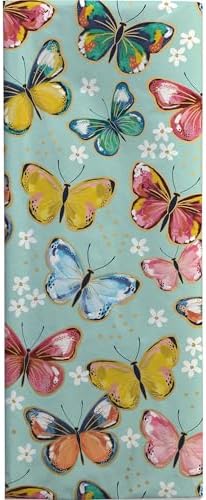 Jillson & Roberts 20" x 30" Printed Gift Tissue, Colorful Butterflies (48 Folded Sheets) - Image 2