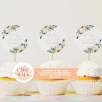 Set of 24 Custom Cupcake Toppers | Gender Reveal Cupcake Toppers | Party Cupcake Toppers | Party Decorations | Baby Shower Toppers | Congrats on Pregnancy - Image 2