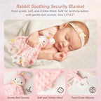Strawberry Fairy 10 PCS Baby Gift Set for Girls, Newborn Essentials Stuff Baby Girl Gifts, Baby Girl Gift Basket, Gender Reveal Gifts Basket with Rattle Swaddle Blanket - Image 4