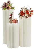 Cylinder Stands for Party, Set of 3 - 23.6"+31.5"+39.4" by Unknown