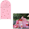 A Berry Sweet Baby is On The Way Arch Backdrop Cover Pink Strawberry Birthday Party Decorations Arch Stand Covers Baby Shower Fiesta Parties(3.3x6.5ft Cover,3888) by ittsmnt