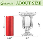 Glassseam Pedestal Vases Bulk, 12Pcs Small Glass Vases for Centerpieces - Image 3