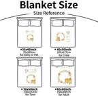 Personalized Baby Monthly Milestone Blanket Boy or Girl - Tiger Print Months Blanket with Wood Frame and Newborn Wooden Sign - Growth Chart Milestone Blanket 1-12 Month Milestones - Image 7