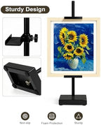 Adjustable Tabletop Easel Stand, Black 17" H Easels for Display - Image 3