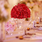 Red Hydrangea Flower Balls for Centerpieces,12 PCS, 8 Inch - Image 5