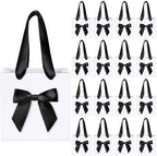 Kolldenn 50 Pcs Small Gift Favor Bags White Black by Unknown