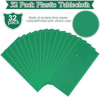 32 Pack Green Plastic Tablecloth for Rectangle Tables, Premium Decorative Green Disposable Table Cloths for Parties, Rectangle Party Table Cover for Birthday Anniversary Graduation Picnic, 54x108 Inch - Image 4