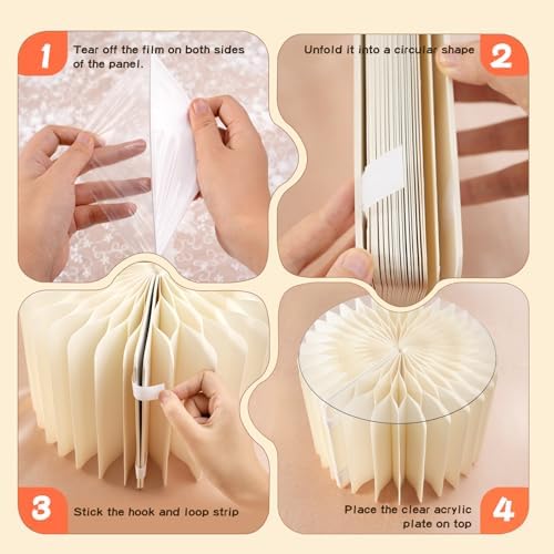 4 Pack Buffet Risers Foldable Food Display Risers Food Risers for Buffet Table Tall Cake Stands Cylinder Stands for Party Pedestal Cake Stand Dessert Table Display Set Cupcake Stands Cupcake Display - Image 2