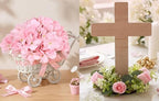 4 Pack Baby Shower Arrangements & 6 Sets Baptism Table Centerpieces by SEKNHOP