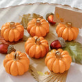 Kate Aspen 12pcs Fall Decor Orange Pumpkin Place Card Holder, Place Settings for Thanksgiving Table Decor, Fall Themed Weddings, Bridal Brunches (Place Cards Included) by KateAspen