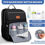 Pillani Baby Diaper Bag Backpack - Baby Bag for Girls & Boys, Large Waterproof Diaper Backpack - Baby Shower Gifts for Boys & Registry Must Haves - Travel Diaper Bags with Changing Pad - Newborn Stuff - Image 3
