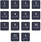 Lulujo Baby’s First Year Milestone Blanket and Card Set | 40in x 40in (Sunrise) - Image 4