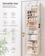 STORAGE MANIAC Over Door Organizer Hanging Shelves Large Clear Deep Pockets - Image 7