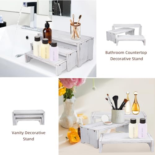 3-Tier Wooden Cupcake Stand & Display Risers, Multi-Tier Display Stand for Food, Desserts, & Collections - Image 6