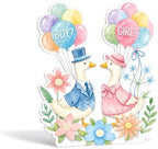 Silly Goose Gender Reveal Decorations Standee, 47.2" Large Boy or Girl Reveal Sign for Gender Reveal Decor Supplies, Waterproof Cardboard Cutouts Stand Up for Photo Prop Backdrop, Easy Assembly by Unknown