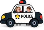 Police Birthday Party Decorations, 4.3 Feet Police Car Cardboard Stand-up Cutout Life-Size, Large Policeman Car Photo Booth Prop for Cop Theme Baby Shower Retirement Graduation Decor by Unknown