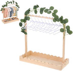 Rainmae Wooden Baby Clothing Rack for Toddler, Baby Shower Crate Closet, Baby Shower Basket with Hanger Rack, Hangers, Ivy Garland Decor, Newborn Gifts Basket for Pets Boys Girls Welcome Present - Image 2