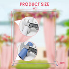 Wedding Arch,7 x 6 FT Metal Arch Backdrop Stand with Support Feet Base,Square Arched Frame for Birthday Party Ceremony Event Balloon Arches Decoration - Image 4