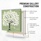 MuralMax Personalized Wedding Signing Tree Canvas Guest Book Wall Art - Image 5