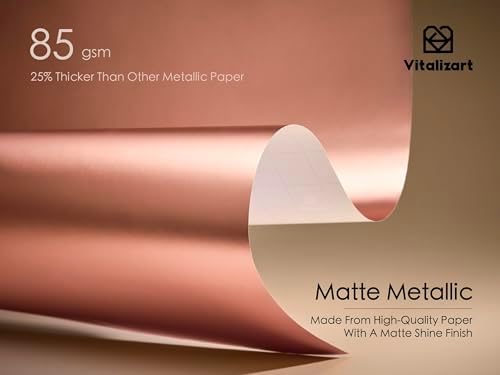 Vitalizart Matte Metallic Pink Wrapping Paper Set 30" Ribbons & Gift Tags - Image 6
