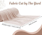 Pack of 15 Yard Chiffon Drapery Fabric, 60" Wide, Multiuse - Nude - Image 2