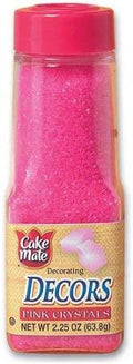Cake Dec Original Pink Crystals (Pack of 18) by CakeMate
