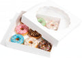12x12x2.5 Inch Premium Large Bakery Boxes with Window, 30 Pack Food Safe Donut Boxes with Lids, Easy Assembly Pastry Boxes for Dozen Donuts, Cookies, Chocolate Covered Strawberries and Treats by Unknown