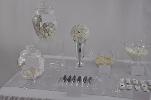 White Candy/Sweets Buffet Table (Pink) - Image 7