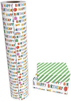WRAPAHOLIC 30 Inch Jumbo Reversible Birthday Wrapping Paper - 30 Inch X 100 Feet Jumbo Roll - Colorful Happy Birthday Wrapping Paper for Party, Baby Shower and More Occasions - Image 2
