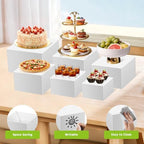 6 Pcs Buffet Risers,Large Food Risers for Buffet Table - Image 3
