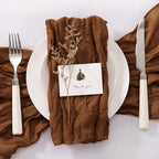 Cheesecloth Napkins Brown Cloth Napkins Bulk,Set of 50 - Image 5