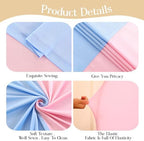 Pink and Blue Arch Backdrop Covers 6.6FT 7.2FT 8FT Gender Reveal Baby Shower Wedding Photo Bridal Shower Birthday Party Arch Covers Stretchy Backdrop Set of 3 Spandex - Image 5