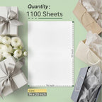 BEZNH White Tissue Paper Bulk, 14 x 20 Inches Gift Wrapping Tissue for Gift Bags Packaging DIY Crafts Wedding Birthday Christmas Decor（1100 Sheets） - Image 4