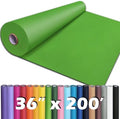 PerkHomy 36" x 2,400" (200') Medium Green Kraft Paper Roll for Craft Bulletin Board Paper Art Table Covering Crafting Gift Wrapping Bouquet Packing Parcel 80GSM 55LB (Medium Green, 36" x 200') by PerkHomy
