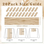 Sand 20 Pack 10FT Cheesecloth Table Runner 20 x 120 Inch Long Rustic Gauze Cheese Cloth Table Runner for Wedding Bridal Baby Shower Table Decorations Boho Fabric Sheer Birthday Party Table Decor - Image 2