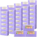 Ireer 60 Pcs 8x4x4 Inch Bakery Boxes with Window for Bread, Purple by Ireer