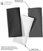 Multi Color Cloth Napkins 18x18 Inch - Set of 12-100% Cotton, Soft, Absorbent - Perfect Hotel Quality Napkin for Table, Dinner, Weddings, Everyday Dining - White, Grey, Black - Image 6