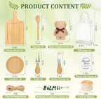 VISCOO 62Pcs Baby Shower Prizes for Game Winners, 6 Sets Cheese Board - Image 2