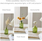 Glass Bud Vases Set of 64 - Green Assorted Small Mini Glass Vases for Flowers, Crystal Vintage Vase Set, Bulk Centerpieces for Table Décor, Wedding, Home and Events (Green, 64 Pcs) - Image 5