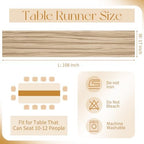 20 Pack Cheesecloth Table Runner - 17x108 Inch Beige Boho Gauze Cheese Cloth Table Runners for Baby Bridal Shower Decoration Wedding Party Summer Garden Farmhouse - Image 2