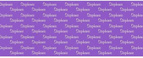 MyPupSocks Custom Photo Face Wrapping Paper Sheets Initials Name Text Purple for Birthdays, Easter, Mothers Day, Weddings, Baby Showers 5 Rolls 58x23 inch - Image 2