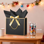 DOYIDE 30 Pcs Thank You Gift Bags with Tissue Paper & Handles, 9x7x3.1inch - Image 2