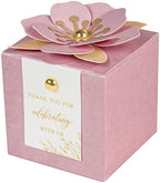 FEIYI 20 PCS Favor Boxes, Dusty Rose, 2.55x2.55x2.55 by FEIYI