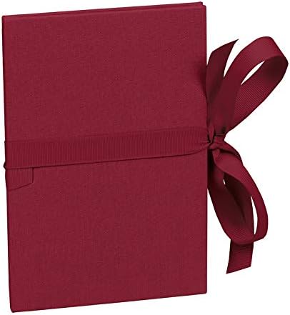 Semikolon - Leporello Grande Photo Album with Black Pages for Photos 5" x 7", Burgundy - Image 2