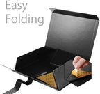 PACKHOME 3 Extra Large Black Gift Boxes Ribbon Magnetic Lids 17x14.5x5.5in - Image 5