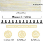 12 Pack 10Ft Cheesecloth Table Runner 35x120 Inch Boho Gauze Rustic Cheese Cloth Long Romantic Table Runner for Wedding Bridal Shower Birthday Party Table Decor (Beige) - Image 2